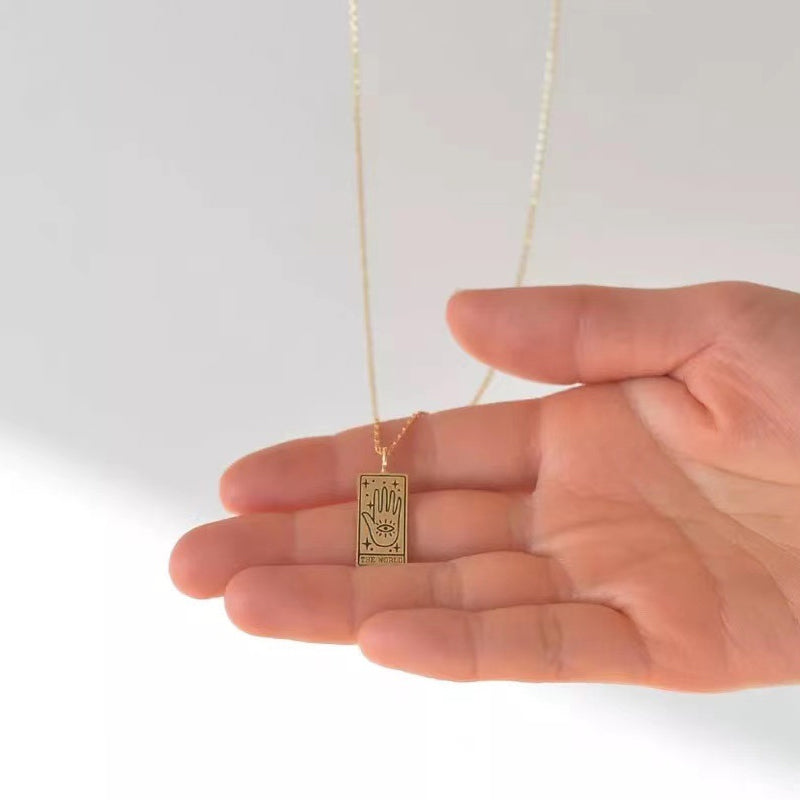 Tarot Card Pendant Necklace