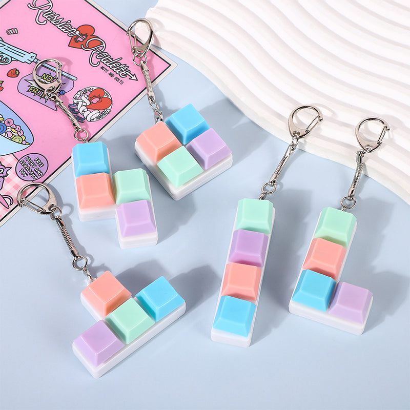 Macaroon Decompression Keyboard Pendant