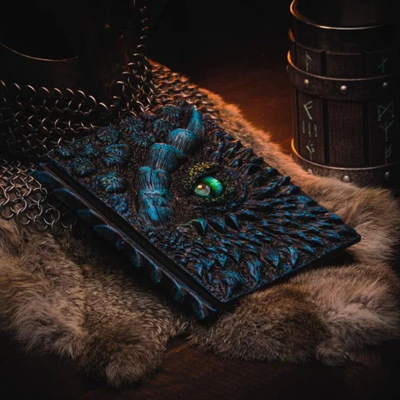 3D Dragon's Secrets Journal Notebook
