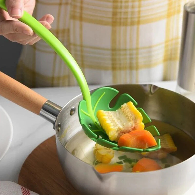 Green Leaf Colander