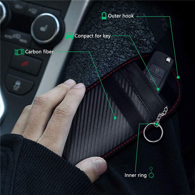 Carbon Fiber Shield Key Case