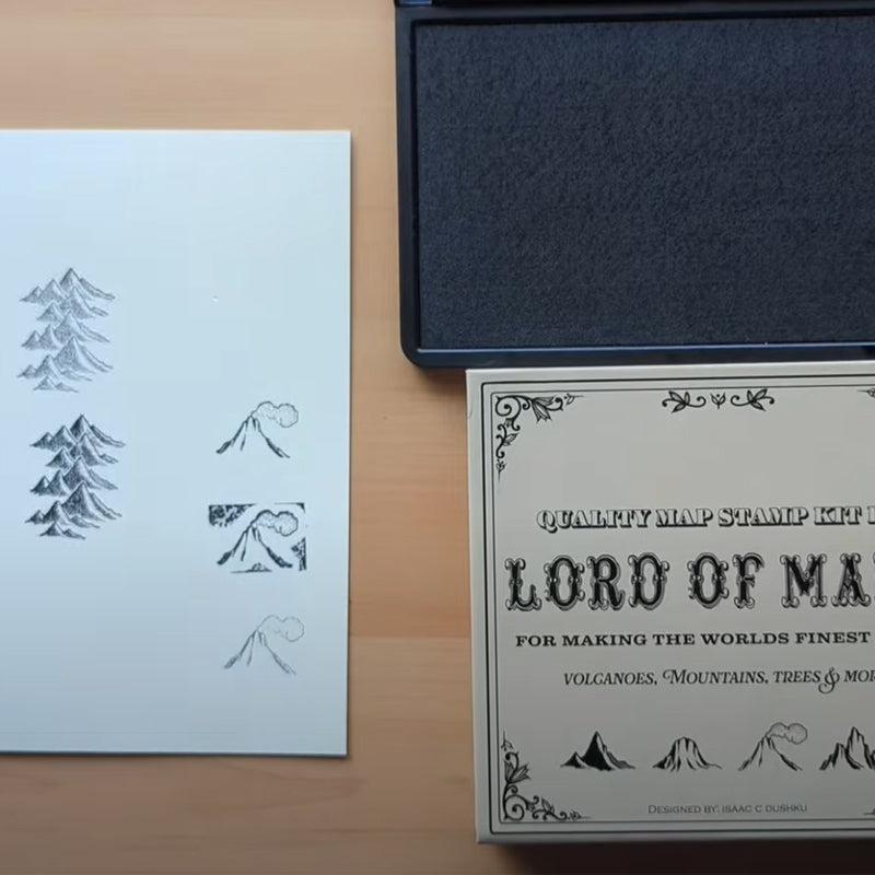 Handmade Map Making Stamp Kit