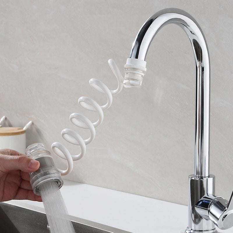 Universal retractable extension faucet