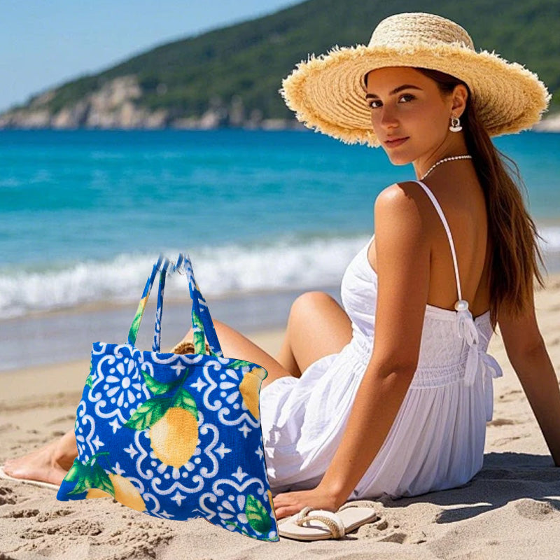 Beach lounge chair cover