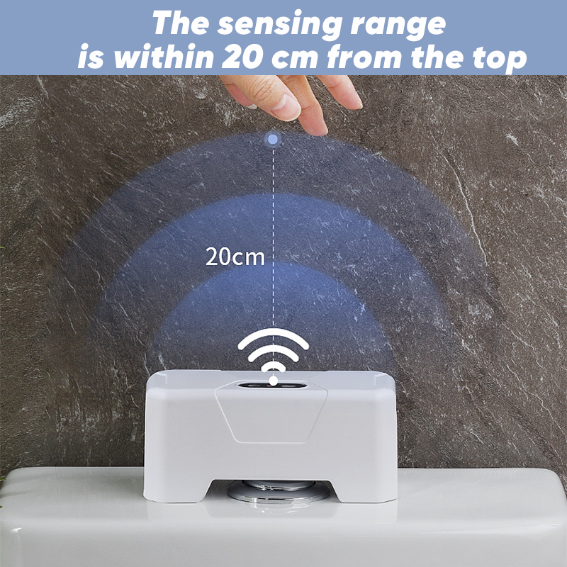 Toilet sensor flusher set
