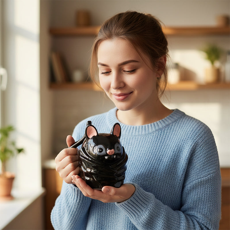 Bat Upside Down Shaped Mug