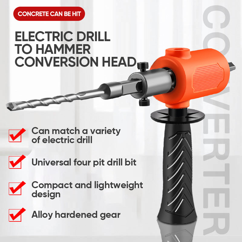 Electric Drill to Hammer Adapter