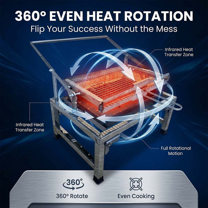 Portable Stainless Steel BBQ Grill