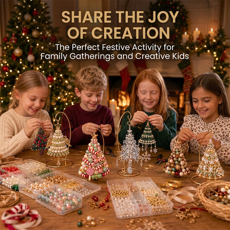 DIY Christmas Tree Beaded Ornament Kit