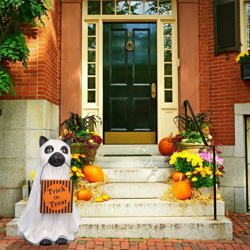 Halloween Pumpkin Ghost  Cat Candy Bowl Holder