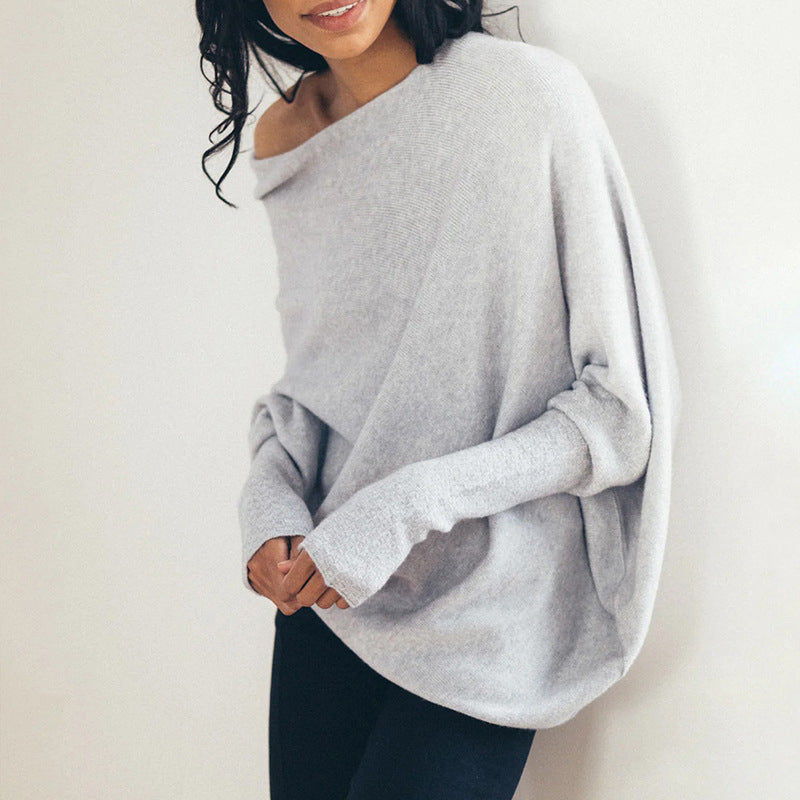 Asymmetric Draped Sweater