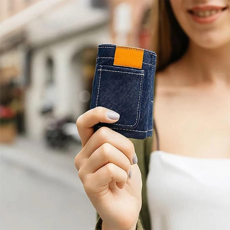Pocket Pants Mini Jeans Wallet