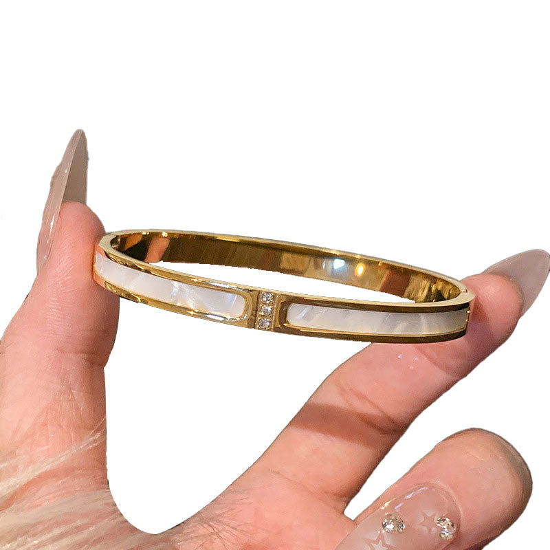 Gold-Plated Zircon Bracelets
