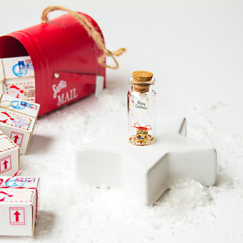 Christmas Card in a Bottle