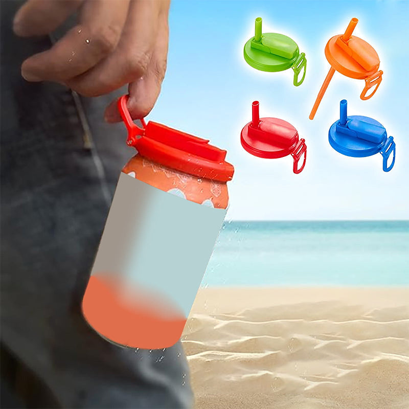 Silicone Straw Soda Can Cap
