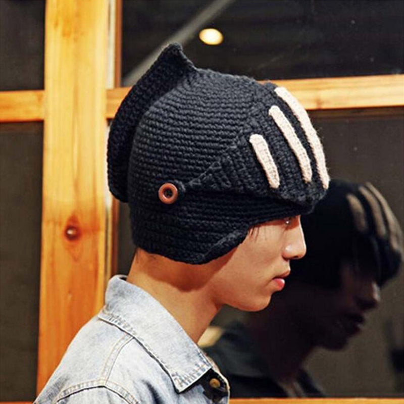 Hand-knitted Knight Hat