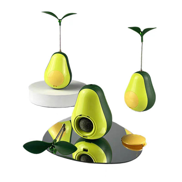 3-in-1 Avocado Wobbler Toy For Cats