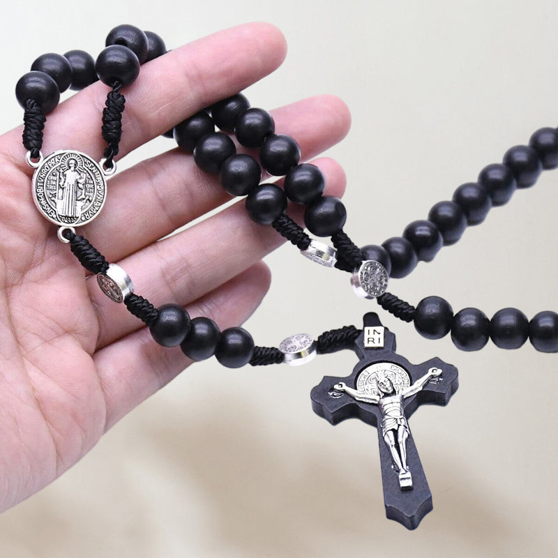 Cross Rosary Necklace