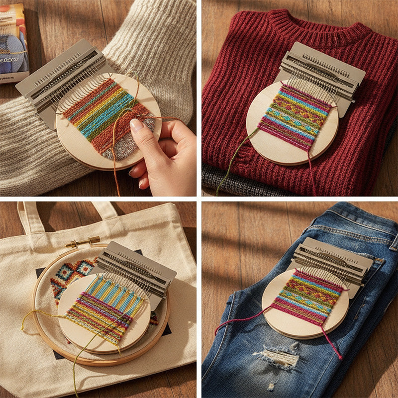 Mini Darning Loom Speed Weaving Tool