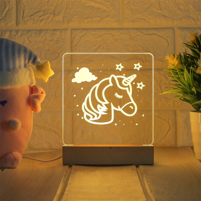 Personalized Kids Room Night Light