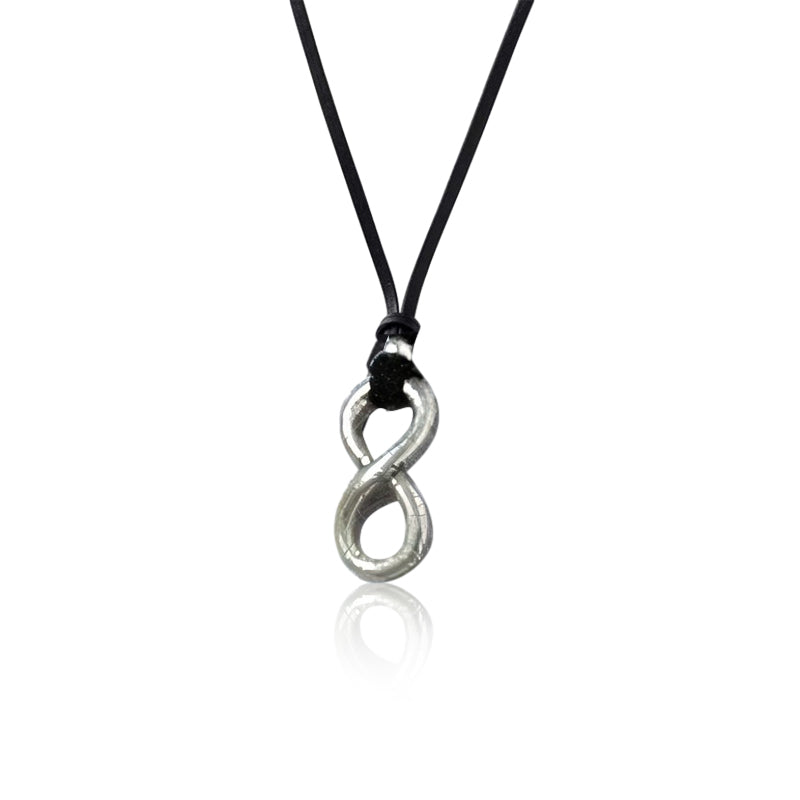 Runes Mobius Strip Infinity Necklace