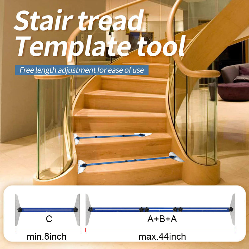 Corrosion Resistant Stair Tread Template Tool