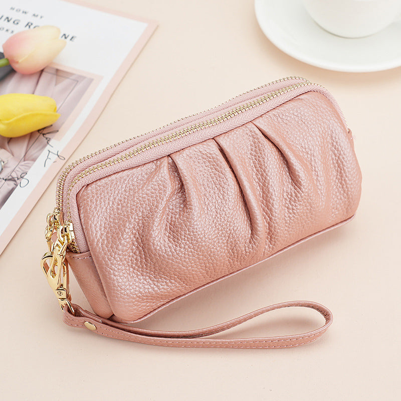 Double zip mobile phone case
