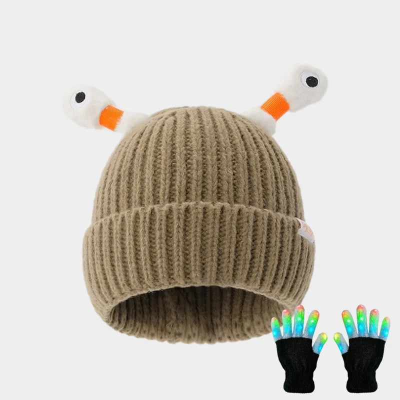 Glow in the Dark Little Monster Woolly Hat