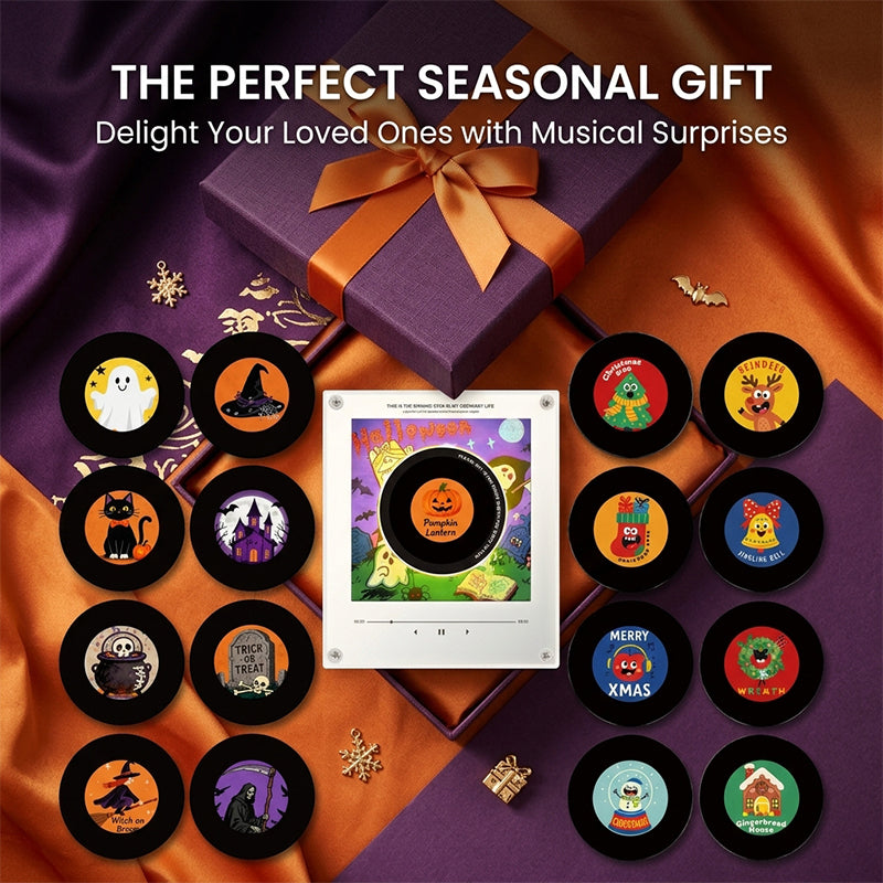 NFC-enabled music refrigerator magnet