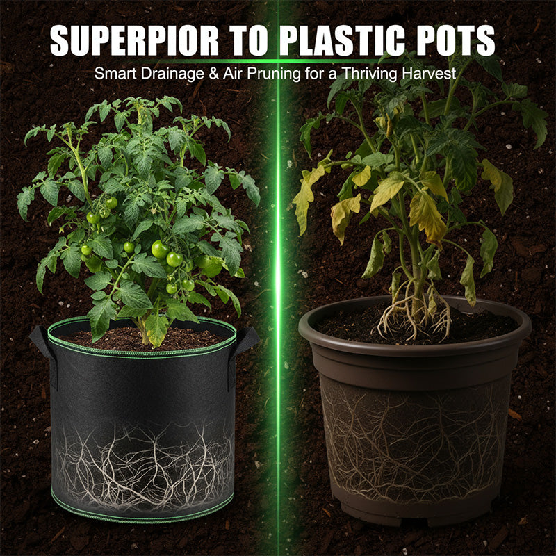 Fabric Aeration Planter Bags