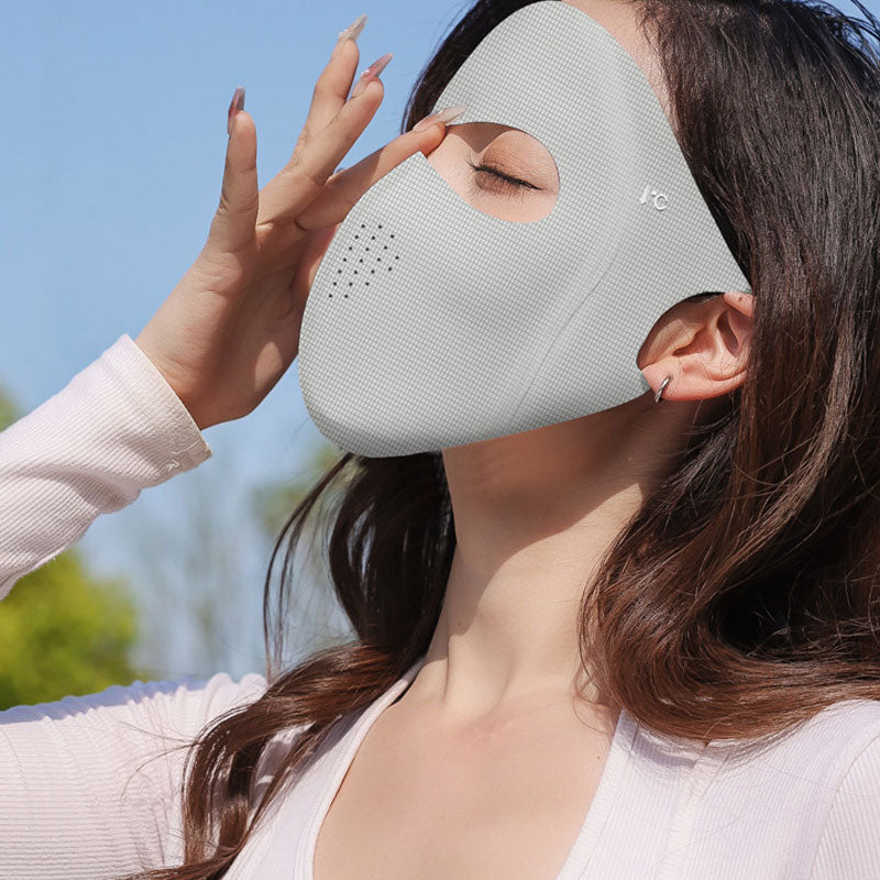 Hyaluronic Acid Ice-Cool Sun Protection Face Mask