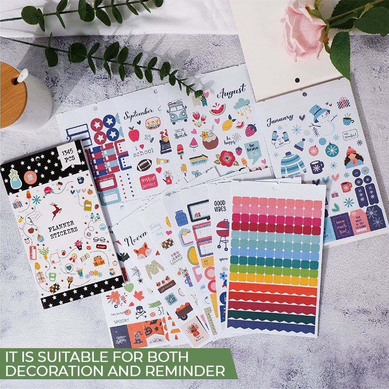 1345 PCS PLANNER STICKERS