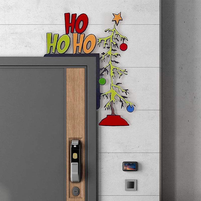 Christmas Grinch Decorative Door Frame