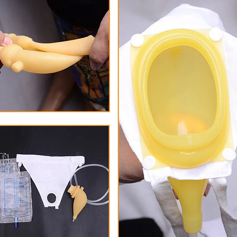 Portable and wearable urine bag collector