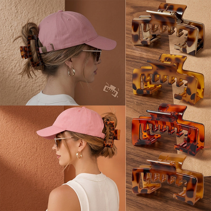 Maillard-Style Frosted Hair Clips