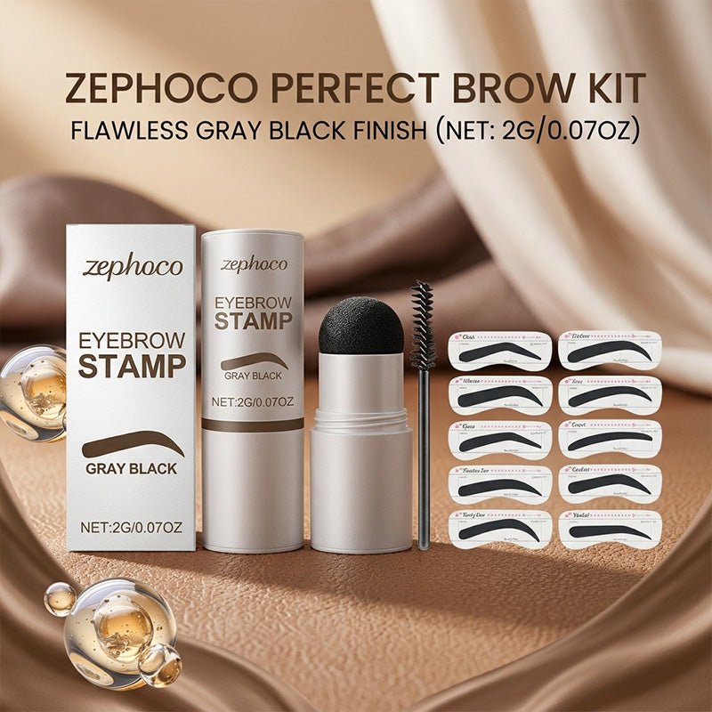 Eyebrow Stamp Stencil Kit