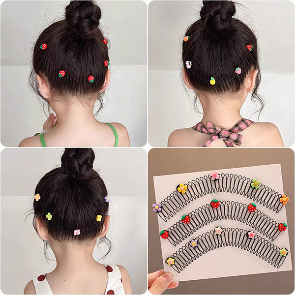 Stretchable invisible hair clips