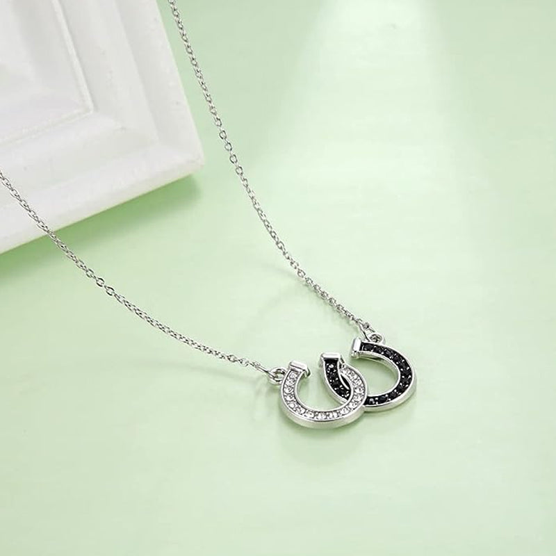 Double Horseshoe Necklace