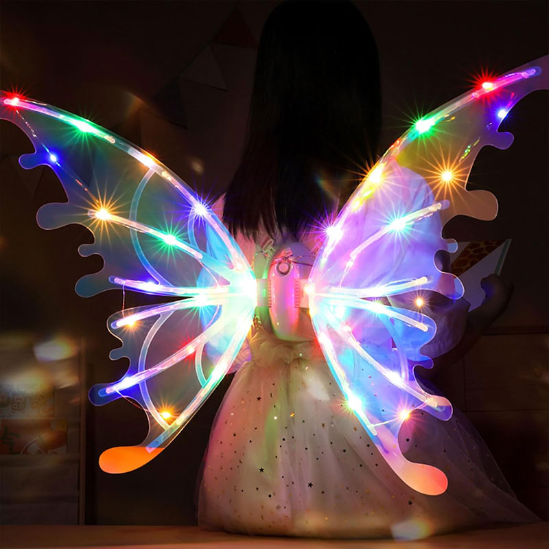 Electric Sparkling Butterfly Fairy Wings