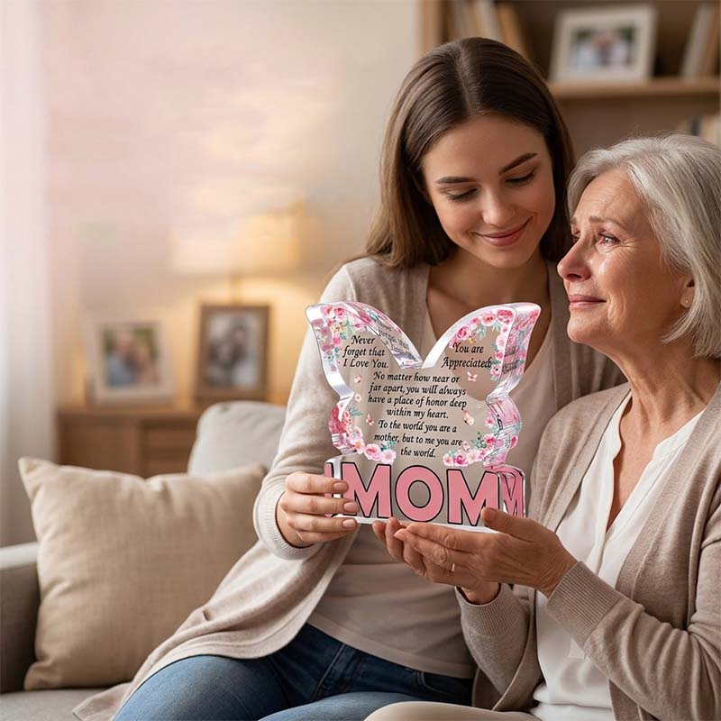 Mother's Day Acrylic Butterfly Desktop Crafts Ornament