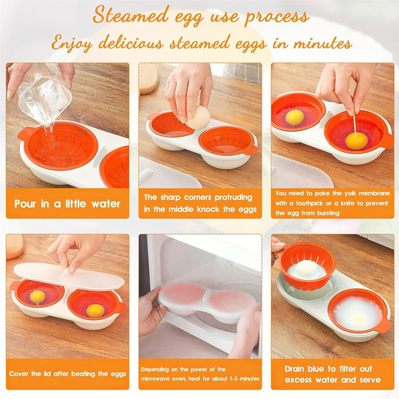 Portable Egg Cooker for Microwave