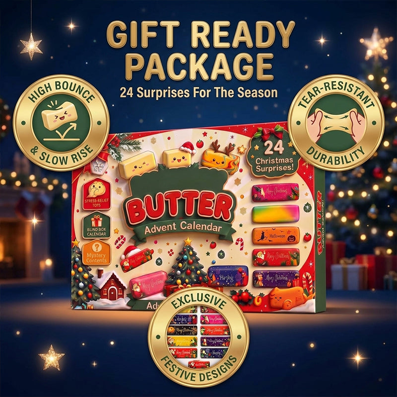 Christmas Butter Squishy Advent Calendar