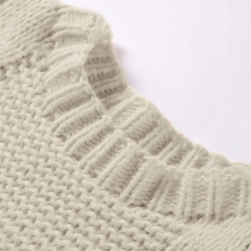 Loose Flared Sleeve Knit Sweater