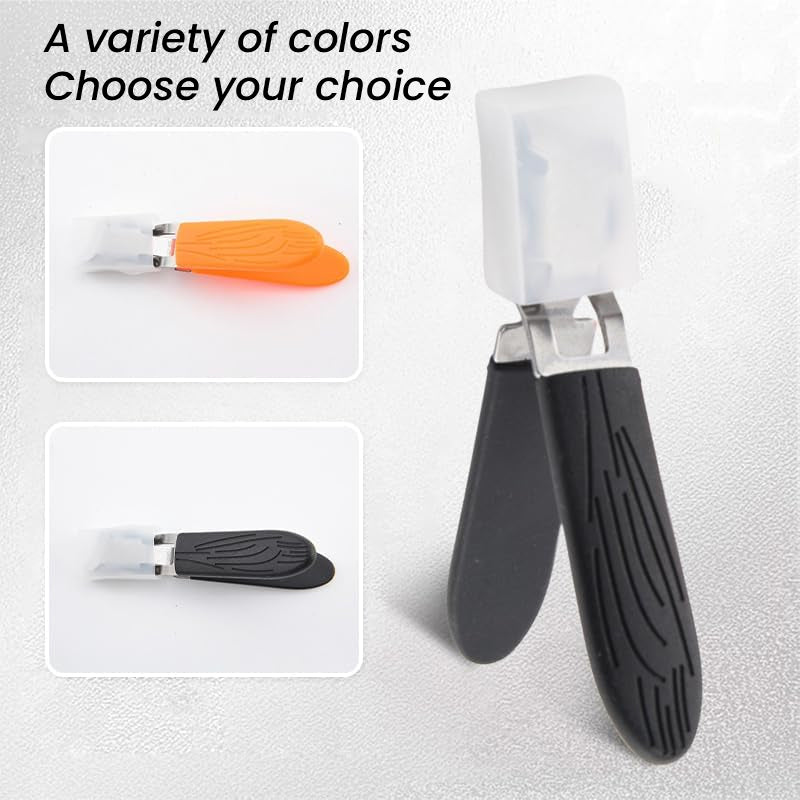 Splash-proof slanted nail clipper