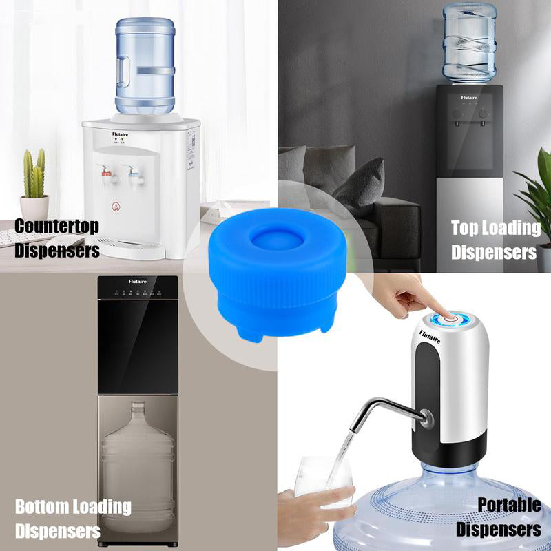 Blue Silicone Water Jug Cap