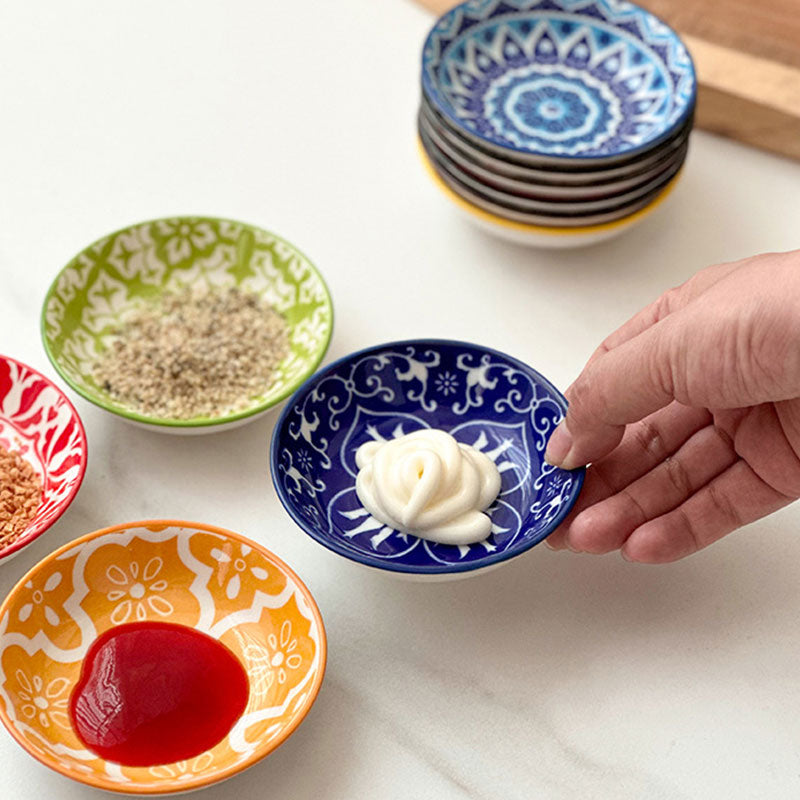 Ceramic Bohemian Flavour Plate Dipping Plate