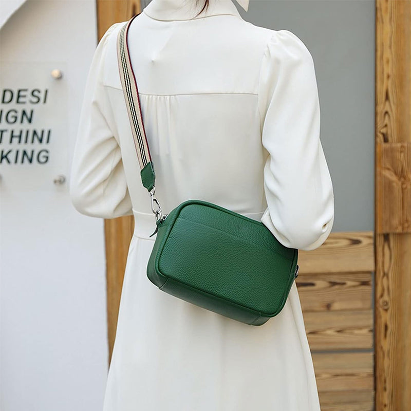 Wide Strap Crossbody Bag