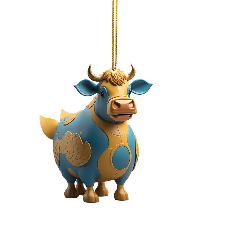 Cartoon Cow Decorative Ornament