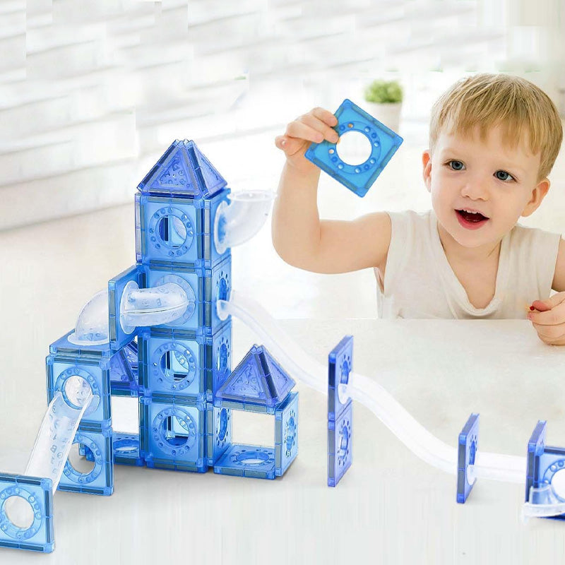 Early childhood education magnetic building blocks