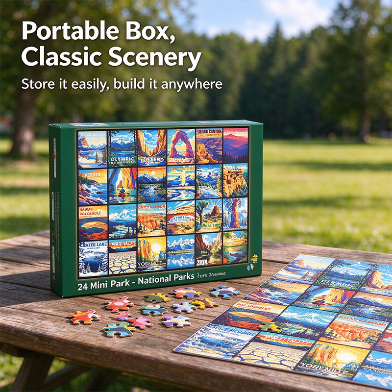 24 Mini Pack 1000 Pieces Jigsaw Puzzle